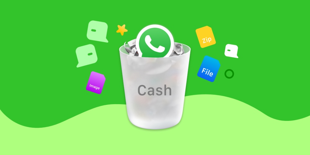 آموزش حذف کش واتس اپ در iOS