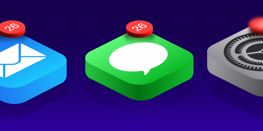 آموزش مخفی کردن تعداد نوتیفیکیشن ها در هوم اسکرین و App Library آیفون