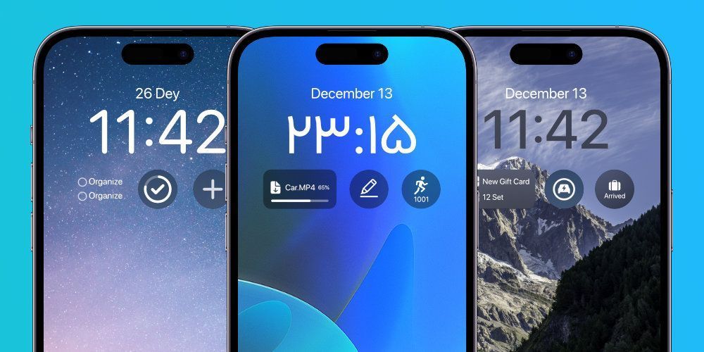 معرفی اپلیکیشن هایی برای ویجت لاک اسکرین iOS 16