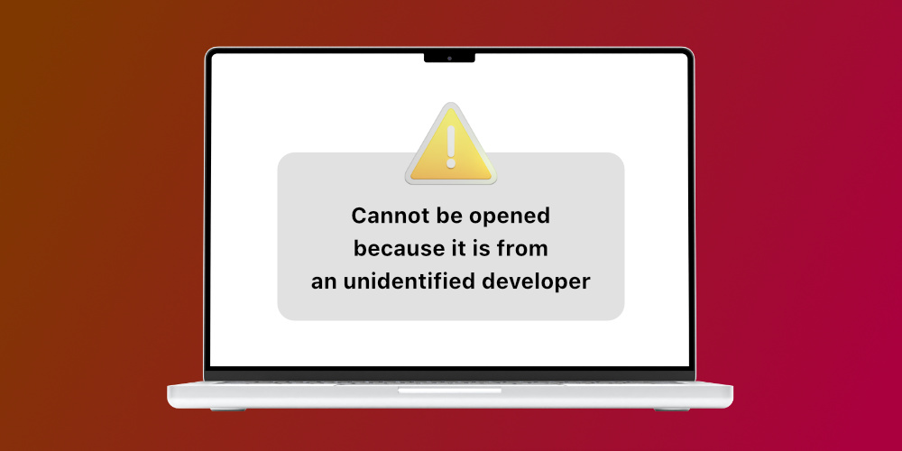 آموزش رفع خطای cannot be opened because it is from an unidentified developer در مک او اس ونتورا