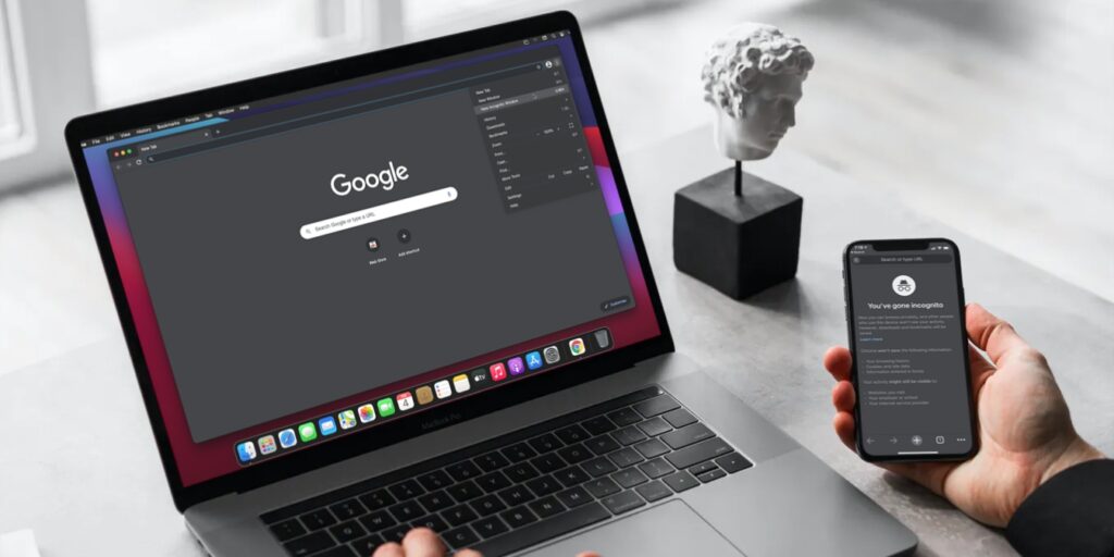 صفحه ناشناس در مرورگر گوگل کروم روی آیفون و مک