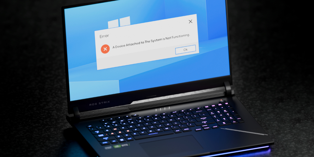 نحوه رفع مشکل Device Attached to The System is Not Functioning روی ویندوز